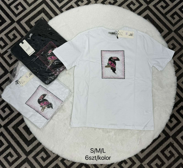 Bluzki damskie Roz S-M-L, Mix kolor Paczka 6 szt